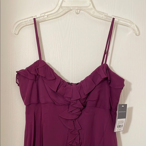 Donna Ricco Purple Ruffle Dress - Picture 2 of 8